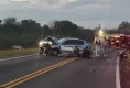 Varios vehículos involucrados en un siniestro vial por Ruta Nacional 12 cerca de Derqui